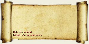 Hana Srbljanović vizit kartica